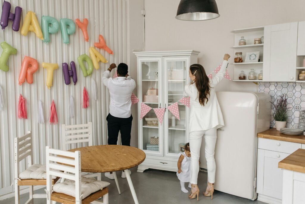 plan a birthday party at home