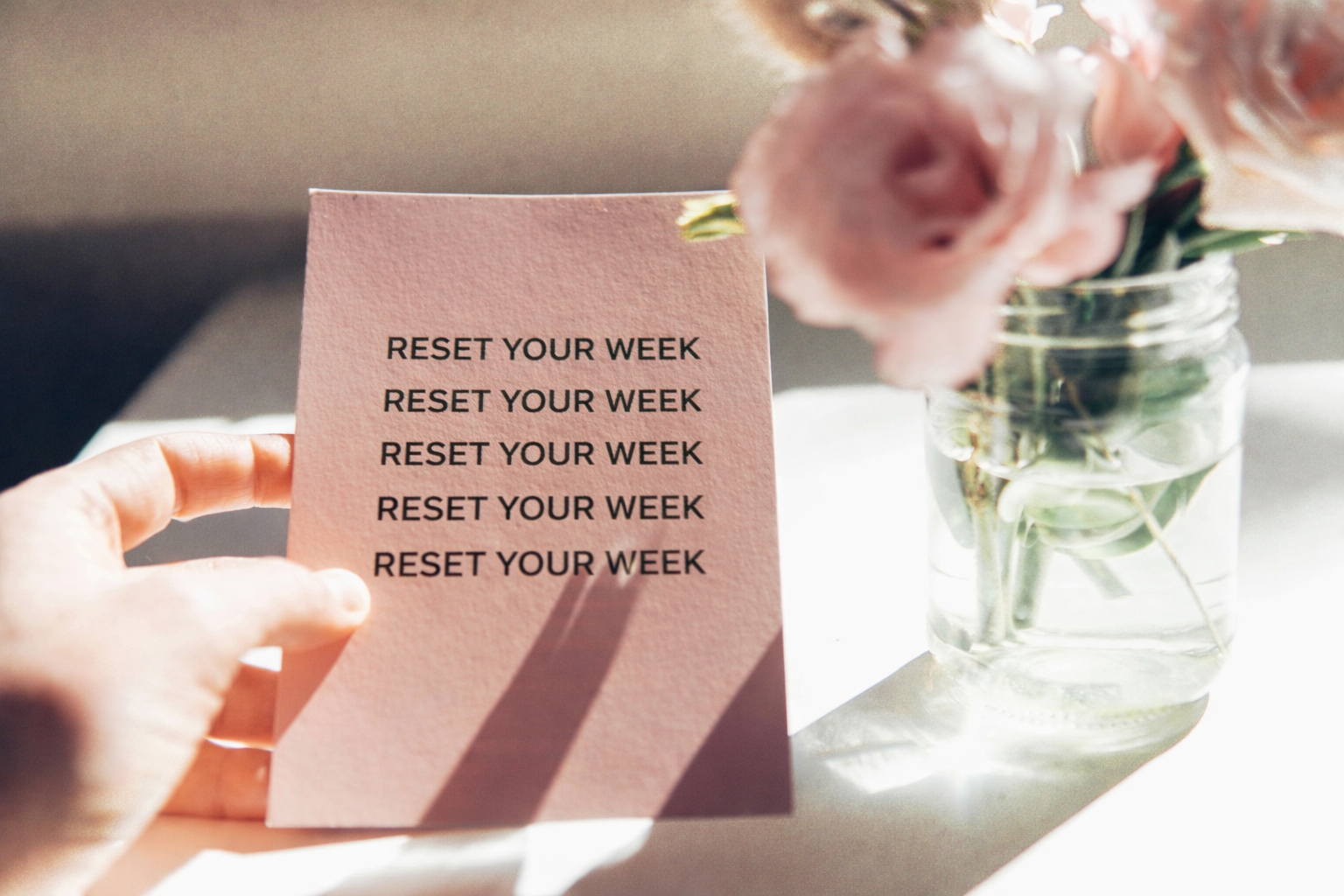 weekly reset routine